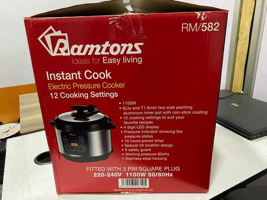 RAMTONS ELECTRIC PRESSURE COOKER- RM/582 image 5