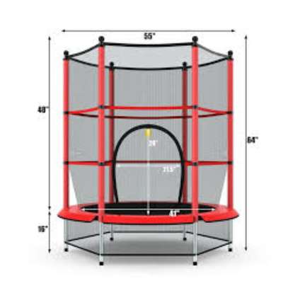 5FT Trampoline for Toddlers Indoor and Outdoor image 3