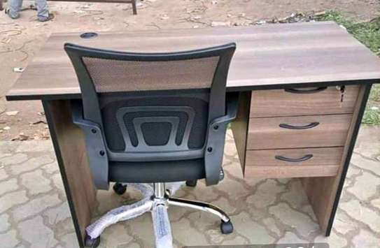 Executive and quality office desk and chair image 2