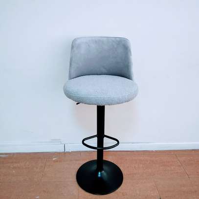 Barstool: Leather Adjustable Office Barstool image 2