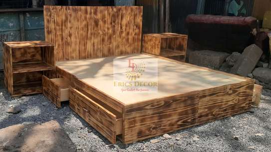 5by6 pallet bed/queen size bed/pallet bed image 1