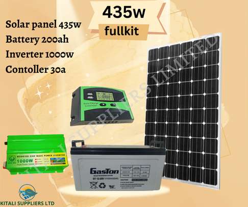 Solar fullkit 435w with gaston battery 200ah image 1