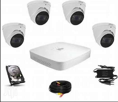 Four 4 Hikvision CCTV Cameras Complete System Kit Package image 1