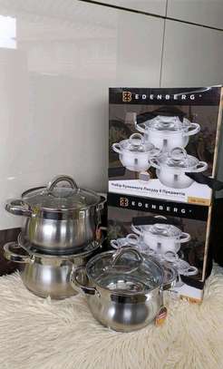 Edenberg Stainless Cooking Pots image 3
