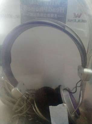 WEILE WIRED HEADPHONES WITH MIC ( NOISE CANCELLATION) image 3