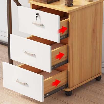 3‑Drawer Wooden Pedestal image 4