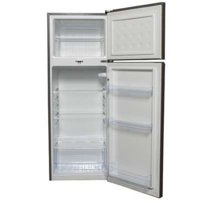 Bruhm 200Ltrs Fridge – BFD 200MD – Double door Silver image 1