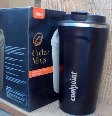 Large Capacity Portable Thermal Mug for Hot Coffee or Tea. image 1