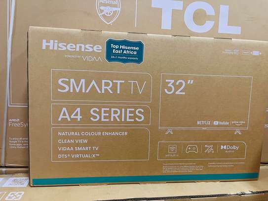 HISENSE 32 INCHES SMART HD FRAMELESS TV image 1