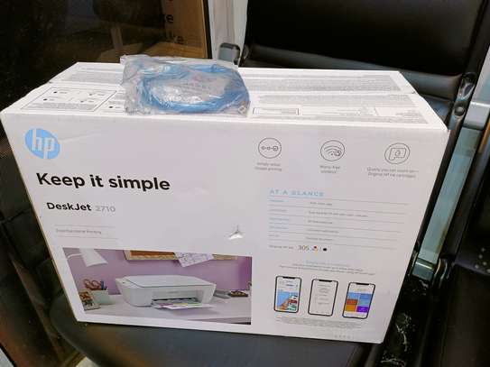 HP Deskjet 2710 All in one Color Printer,WiFi Enabled image 3