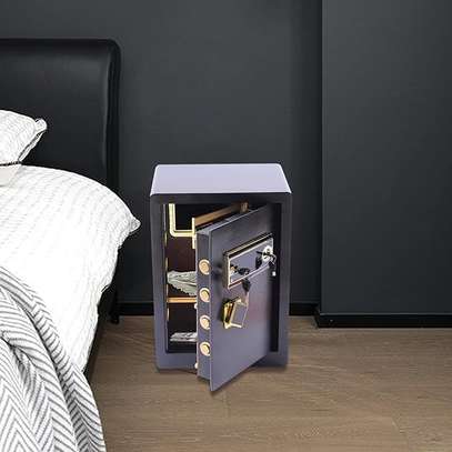 Office Safe: Brown 55kg Fireproof Home Office Safe image 3