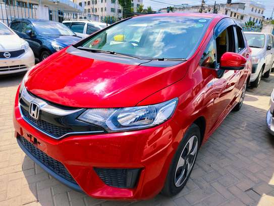 Honda fit hybrid red 2017 image 2