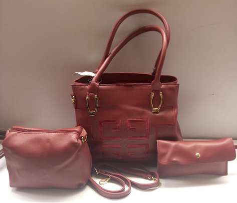 3in1 leather handbags image 2