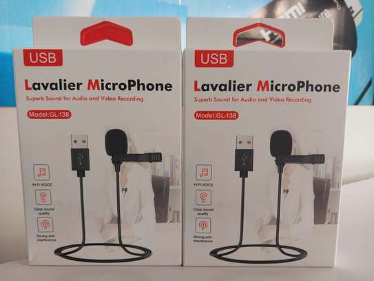 Lavalier USB Microphone Clip-On GL-138 image 1