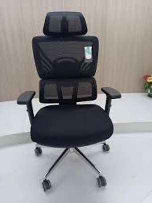 Office Chair; Adjustable Ergonomic Swivel Office Chair image 5