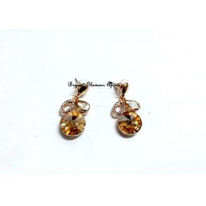Ladies Gold Plated Fashion Earrings image 1