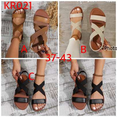 Women leather sandals image 3