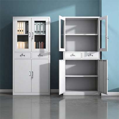 4-Door Steel File Cabinet With Drawers image 4