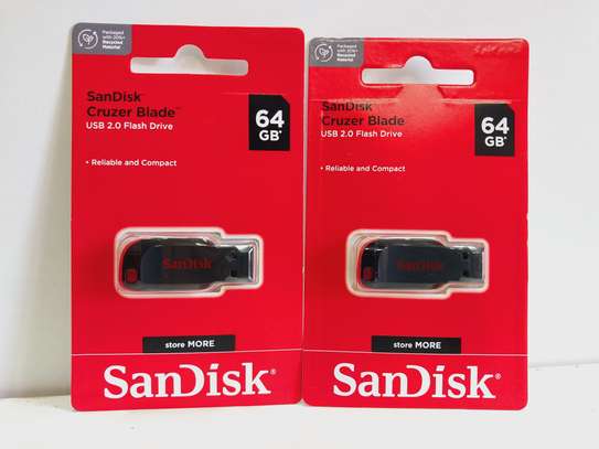 Sandisk Cruzer Blade USB Flash Drive Pen drive Memory – 64GB image 3