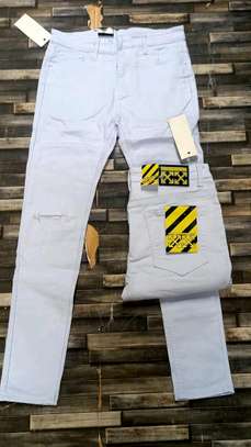 *Genuine Quality Designer Mens Rugged Plain Straight Jeans*. image 2