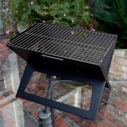 Foldable Portable Barbecue Charcoal Grill image 1