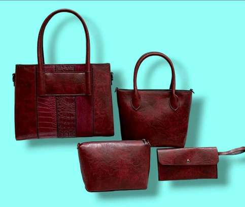 Leather hand bags image 1