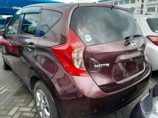 Nissan note maroon 2016 2wd image 2
