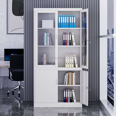 2-Door Metal Storage Office Cabinet image 2