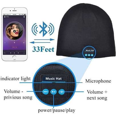 5.0 Bluetooth Wireless Music Handsfree Hat image 2