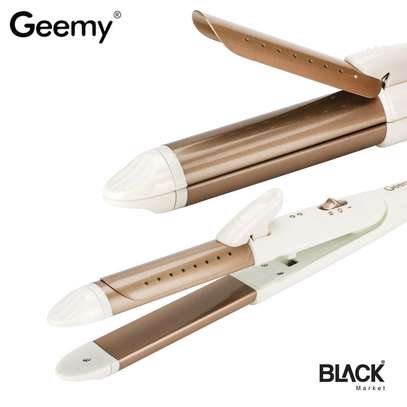 Geemy 2 In 1 Flat Iron Hair Straightener image 1