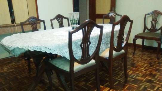 CLASSY ENGLISH DINING ROOM SET - SOLID FINE WOOD image 8