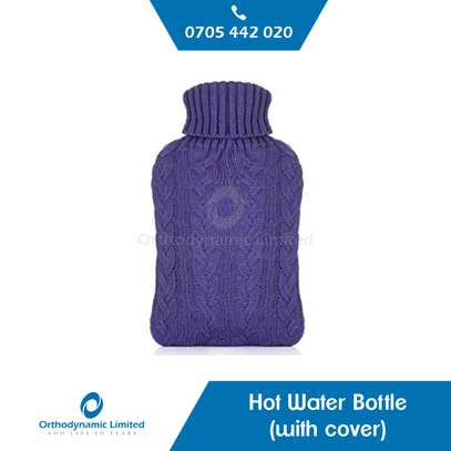 Hot water bottle with cover image 1