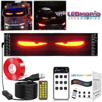 LED Animated Car Windshield Eyes Display Kit image 6