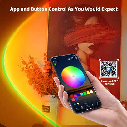 16 Preset Colors Sunset Lamp Projector image 1