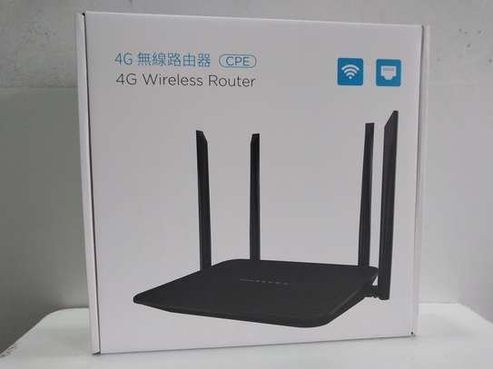 2.4GHz 300Mbps Cheap 4G LTE CPE Wireless Router With SimCard image 2