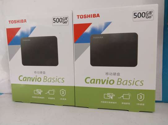 Toshiba Canvio Basics 500GB Portable External Hard Drive 2.5 image 2