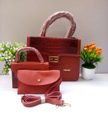 Durable Original quality leather 3in1 (Designer) hand bags image 7
