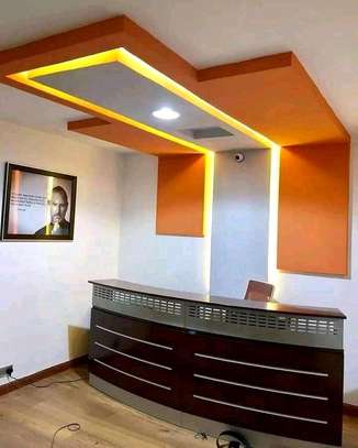 Gypsum Ceiling Designs, office partition image 4