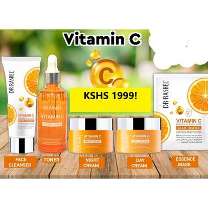 Dr. Rashel Vitamin C Anti-Aging 5in1set(Day&Night Cream,Toner,Cleanser&Mask image 1
