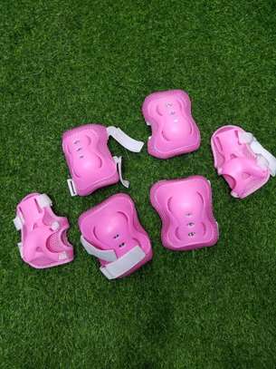 Pink  kids protective elbow and knee pads image 3