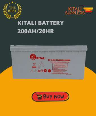 KITALI Solar Battery 200ah/20hr Deep Cycle Gel image 1