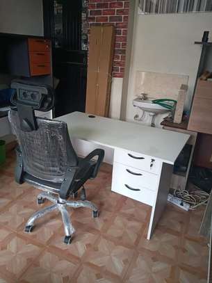 Secretarial study working desk ➕ chair image 9