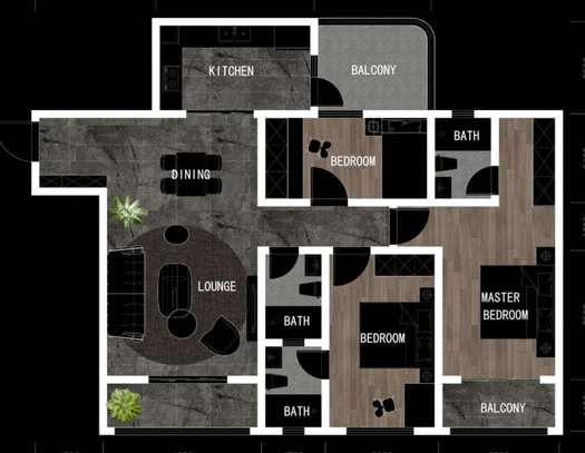 3 Bed Apartment with Swimming Pool at Mogotio Road image 15