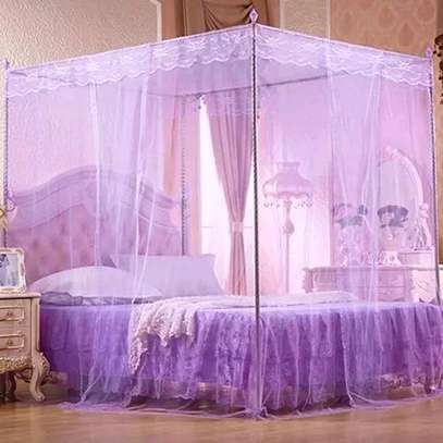 Purple mosquito net for safety image 1