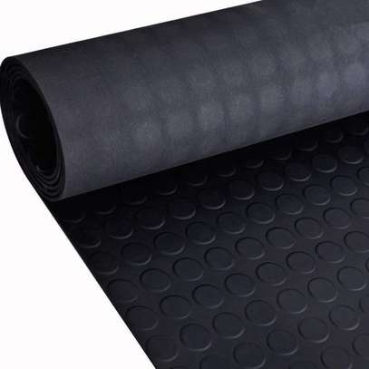 Anti-Slip Rubber Mat Raised Circles Durable Grip image 1