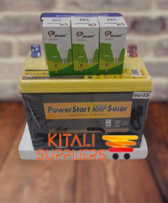Powerstart N75 Battery With Free Bulbs image 1