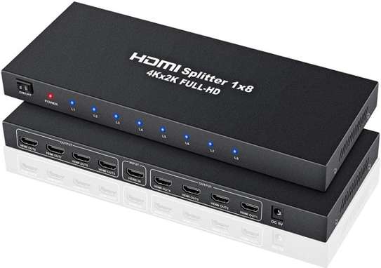 1 by 8 hdmi splitter. image 1