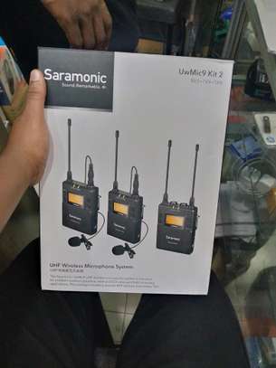 Saramonic UwMic9 2-Person Camera-Mount Wireless Omni Lavalier Microphone System image 1
