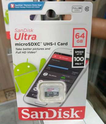 Sandisk 64gb memory card image 1