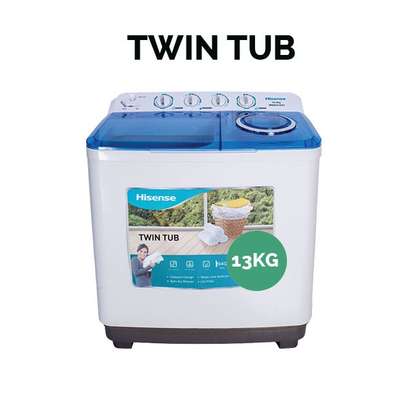Hisense WSRB143W Twin Tub Washing Machine – 13.5kg image 1